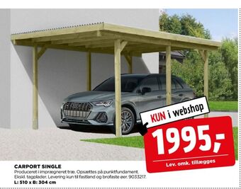 jem & fix Ukendt carport tilbud