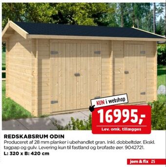 jem & fix Ukendt redskabsrum tilbud