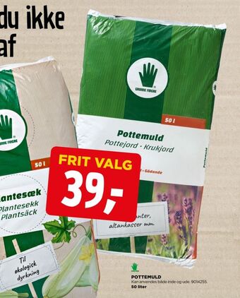 jem & fix Grønne fingre pottemuld tilbud