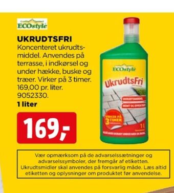jem & fix Ukrudtsfri ukrudtsmiddel tilbud