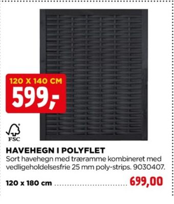 jem & fix Ukendt havehegn tilbud