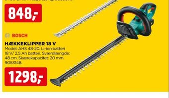jem & fix Bosch hækkeklipper tilbud