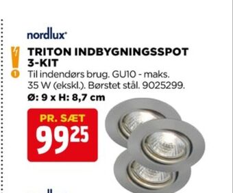 Triton indbygningsspot