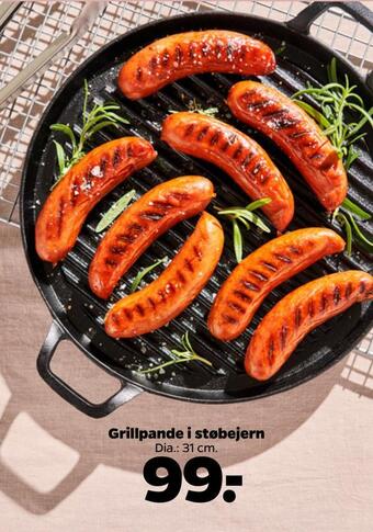 Grillpande i støbejern