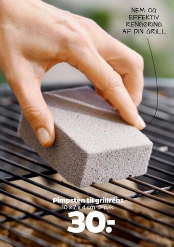 Pimpsten til grillrens