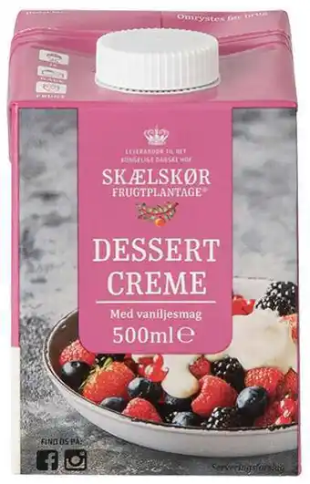 REMA 1000 Dessert creme, 500 ml tilbud