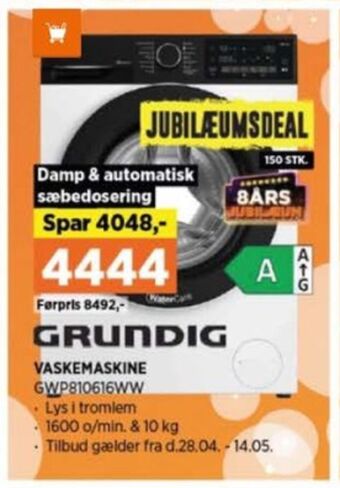Power Grundig vaskemaskine tilbud