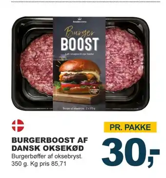 Burger boost hakkebøffer
