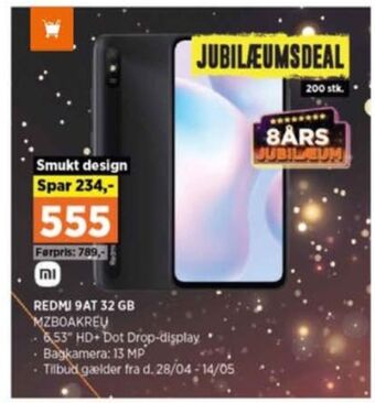 Power Redmi 9at mobiltelefon tilbud