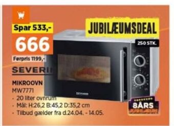 Power Severin mikroovn tilbud