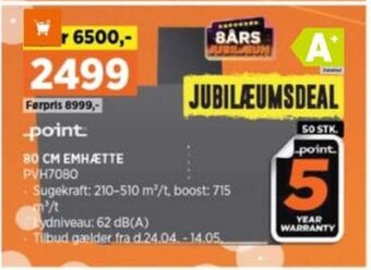 Power Point emhætte tilbud