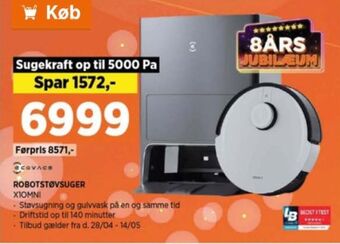 Power Covacs robotstøvsuger tilbud