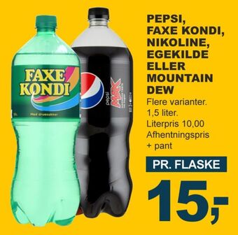 Let-Køb Pepsi max cola tilbud