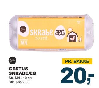 Let-Køb Gestus æg tilbud