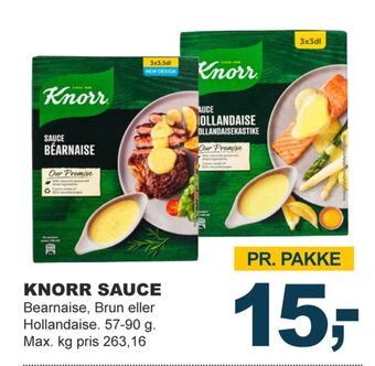 Let-Køb Knorr sauce pulver tilbud