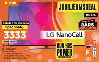Power Lg tv tilbud