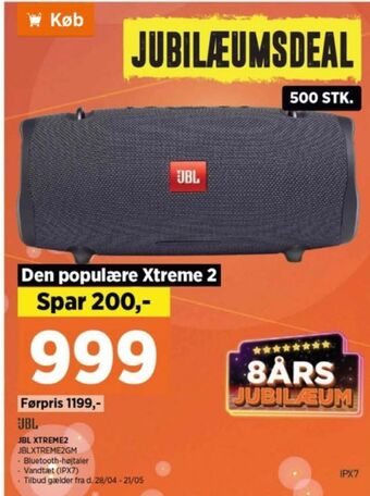 Power Jbl højttaler tilbud