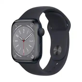 Power Apple watch series 8 gps 41 mm midnat aluminium urkasse med midnat sport rem - regular tilbud