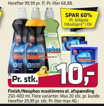 Fleggaard Finish/Neophos maskinrens el. afspænding tilbud