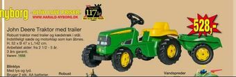 Harald Nyborg John Deere Traktor med trailer tilbud