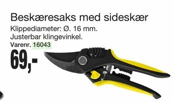 Harald Nyborg Beskæresaks med sideskær tilbud