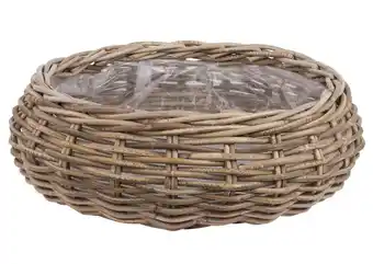 Kubu kurv m/plast - ø60 x h17 cm
