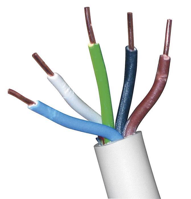 jem & fix Halogenfrit installationskabel 5 x 1,5 mm² 50 m tilbud