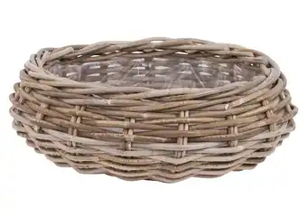 Kubu kurv m/plast - ø50 x h15 cm