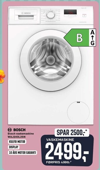 Skousen Bosch vaskemaskine tilbud