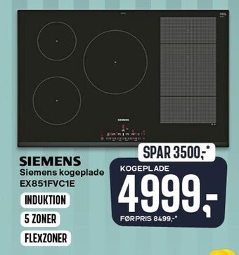 Skousen Siemens kogeplade tilbud