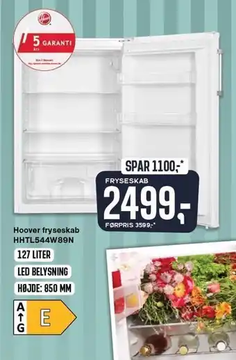 Skousen Hoover fryseskab tilbud
