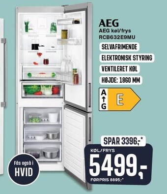 Skousen Aeg køl/frys tilbud