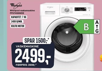 Skousen Whirlpool vaskemaskine tilbud