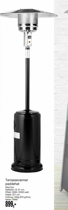 Harald Nyborg Terrassevarmer paddehat tilbud