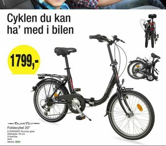 Foldecykel 20"
