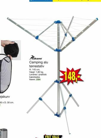 Harald Nyborg Camping alu tørrestativ tilbud