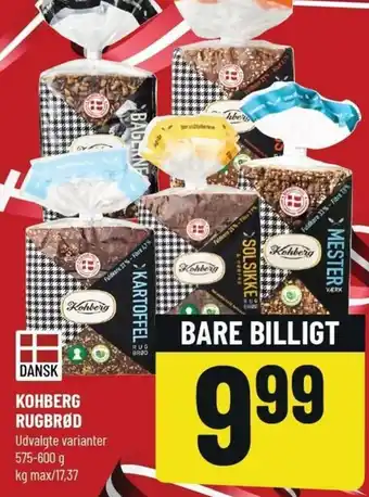 Løvbjerg Kohberg Rugbrød 575-600g tilbud