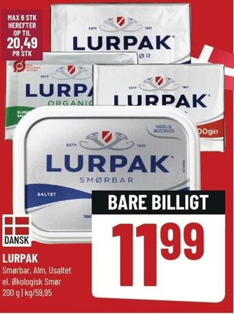 Løvbjerg Lurpak 200g tilbud