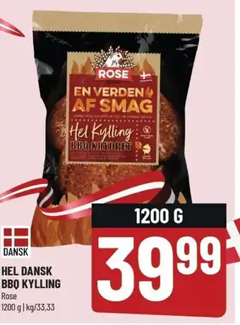 Løvbjerg Hel Dansk BBQ Kylling 1200g tilbud