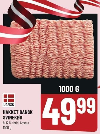 Løvbjerg Hakket Dansk Svinekød 1000g tilbud