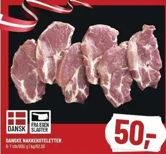 Løvbjerg Danske Nakkekoteletter 800g tilbud