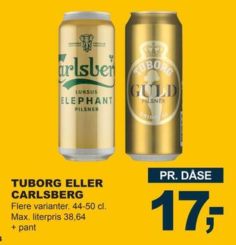 Let-Køb Tuborg eller carlsberg tilbud