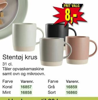 Harald Nyborg Stentøj krus tilbud