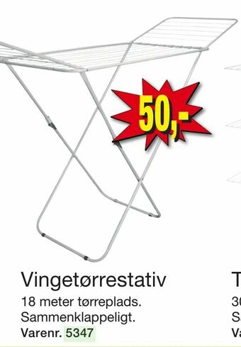 Harald Nyborg Vingetørrestativ tilbud