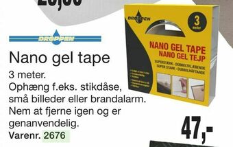 Harald Nyborg Nano gel tape tilbud