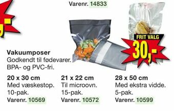 Harald Nyborg Vakuumposer tilbud
