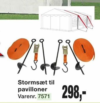 Harald Nyborg Stormsæt til pavilloner tilbud