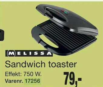 Sandwich toaster