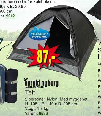Harald Nyborg Telt tilbud