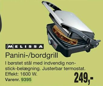 Harald Nyborg Panini-/bordgrill tilbud